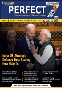 (Download) Dhyeya IAS Perfect - 7 Fortnightly Magazine - July 2023 (Issue - 1)