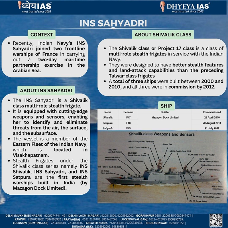 Info-paedia : INS Sahyadri