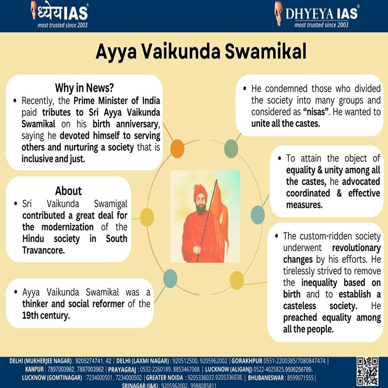 Info-paedia : Ayya Vaikunda Swamikal